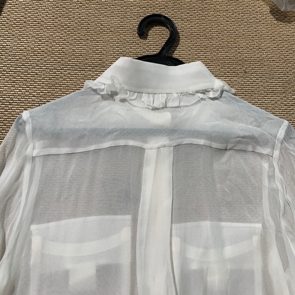 Lee Mathews 100silk shirt multi-way chiiiic - Picture 9 of 16